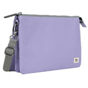 Roka Carnaby XL Recycled Canvas Crossbody Bag - Lavender