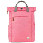 Roka Finchley A Medium Recycled Canvas Backpack - Tulip Pink