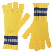 Roka Hampstead Gloves - Mustard Yellow/Blue