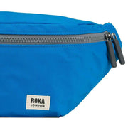 Roka Jubilee Medium Recycled Nylon Sling Bag - Neon Blue