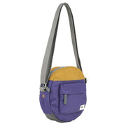 Roka Paddington B Creative Waste Two Tone Recycled Nylon Crossbody Bag - Corn Yellow/Mulberry Purple