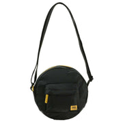 Roka Paddington B Small All Black Recycled Nylon Crossbody Bag - Black/Corn Yellow