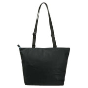 Roka Trafalgar B All Black Recycled Nylon Tote Bag - Black/Airforce Grey