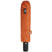 Roka Waterloo Recycled Nylon Umbrella - Burnt Orange/Black