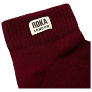Roka Wembley-Söckchen – Pflaumen-Burgunderrot