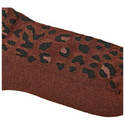 Roka Wimbledon Crew Socken – Mini Leopard Brown