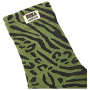 Roka Wimbledon Crew-Socken – gemischtes Tier-Artischockengrün