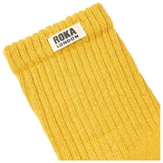 Roka Windsor Solid Crew Socken – Maisgelb