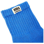 Roka Windsor Solid Crew Socken – Malibu Blau