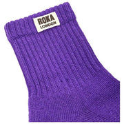 Roka Windsor Solid Crew Socken – Lila