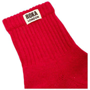 Roka Windsor Solid Crew Socken – Scharlachrot