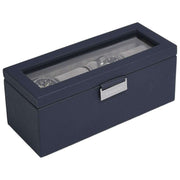 Stackers 4-teilige Uhrenbox – Marineblau