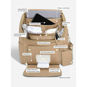 Stackers Wickelrucksack – Camel Tan