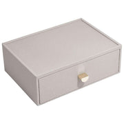 Stackers Klassischer Make-up-Organizer mit Schublade – Taupe