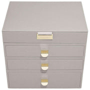 Stackers Klassisches 4er-Set Schmuckkästchen – Taupe Beige