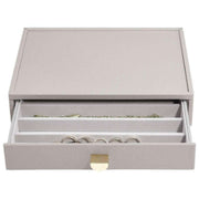Stackers Klassisches 4er-Set Schmuckkästchen – Taupe Beige
