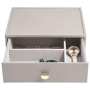 Stackers Klassisches 4er-Set Schmuckkästchen – Taupe Beige