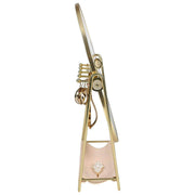 Stackers Schminktischspiegel und Schmuckständer – Blush/Gold