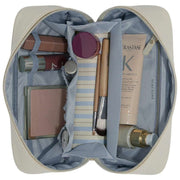 Stackers Erweiterbare Kosmetiktasche – Haferflocken/Blau