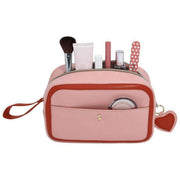 Stackers Herz-Kosmetiktasche – Rosa/Rot