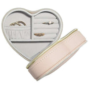 Stackers Herz-Reise-Mum-Schmuckkästchen – Blush/Gold