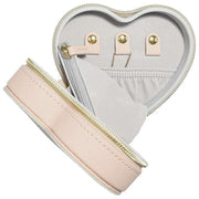 Stackers Herz-Reise-Mum-Schmuckkästchen – Blush/Gold