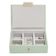 Stackers Micro Jewellery Box - Sage Green