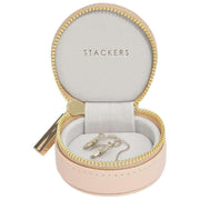 Stackers Oyster Travel Schmuckkästchen – Blush/Gold