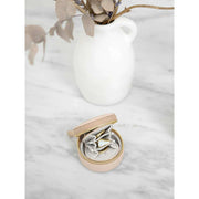 Stackers Oyster Travel Schmuckkästchen – Blush/Gold