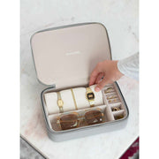 Stackers Reise-Schmuck- und Accessoire-Box – Kieselgrau