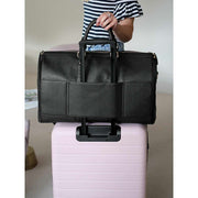 Stackers Wochenend-Kleidersack – Schwarzes Saffiano