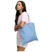 Superdry & Co Oxford Stripe Tragetasche – Broker Blue Stripe