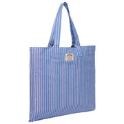 Superdry & Co Oxford Stripe Tote Bag – Broker Navy/Rosa gestreift