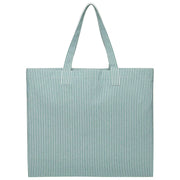Superdry & Co Oxford Stripe Tragetasche – Pfefferminz/Kreideweiß gestreift