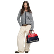 Superdry & Co Retro-Turnbeutel - Blau/Rot