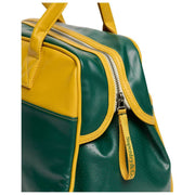 Superdry & Co Retro-Turnbeutel – Grün/Gold
