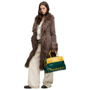 Superdry & Co Retro-Turnbeutel – Grün/Gold