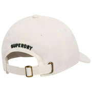 Superdry & Co SD bestickte Baseballkappe – Weiches Weiß