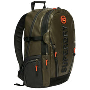 Superdry & Co Tarp bestickter Rucksack – Olivgrün