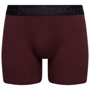 Superdry & Co Unterhosen im Dreierpack – Schwarz/Burgund/Olivgrün