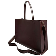 Ted Baker Iconna Webbing Extra große Icon-Tasche – Schokoladenbraun