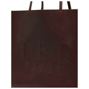 Ted Baker Iconna Webbing Extra große Icon-Tasche – Schokoladenbraun