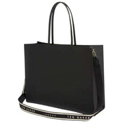 Ted Baker Iconna Webbing Extra große Icon-Tasche – Tiefschwarz
