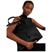 Ted Baker Jenncon Bow Große Icon-Tasche – Schwarz