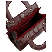 Ted Baker Roniaa Tragegriff-Einkaufstasche – Dunkelrot