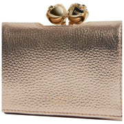 Ted Baker Roosa Kleine Leder-Bommelgeldbörse – Gold