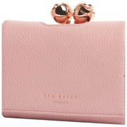 Ted Baker Roosa Kleine Leder-Bommelgeldbörse – Rosa