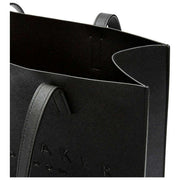 Ted Baker Soocon Crosshatch große Icon-Tasche – Schwarz