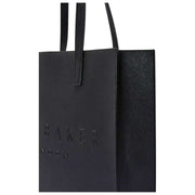 Ted Baker Soocon Crosshatch große Icon-Tasche – Schwarz