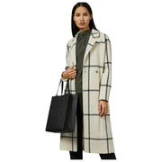 Ted Baker Soocon Crosshatch große Icon-Tasche – Schwarz
